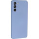 Bodycell Square Liquid Silicon Case Samsung S21 Light Blue