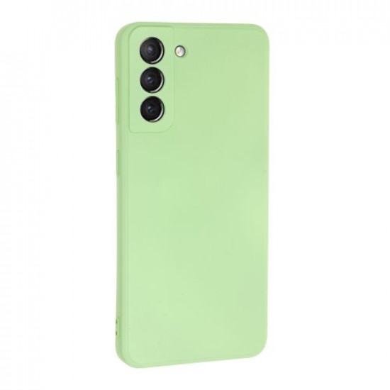 Bodycell Square Liquid Silicon Case Samsung S21 Light Green