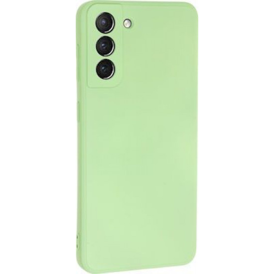 Bodycell Square Liquid Silicon Case Samsung S21 Light Green