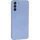 Bodycell Square Liquid Silicon Case Samsung S21 Plus Light Blue