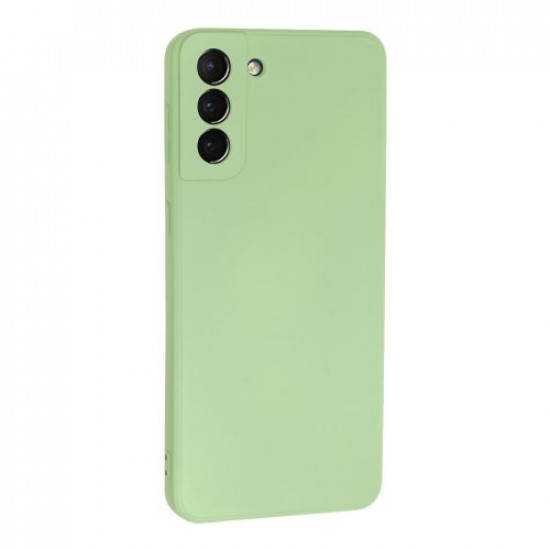 Bodycell Square Liquid Silicon Case Samsung S21 Plus Light Green