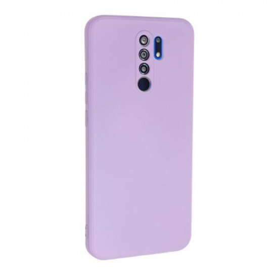 Bodycell Square Liquid Silicon Case Xiaomi Redmi 9/Poco M2 Light Violet