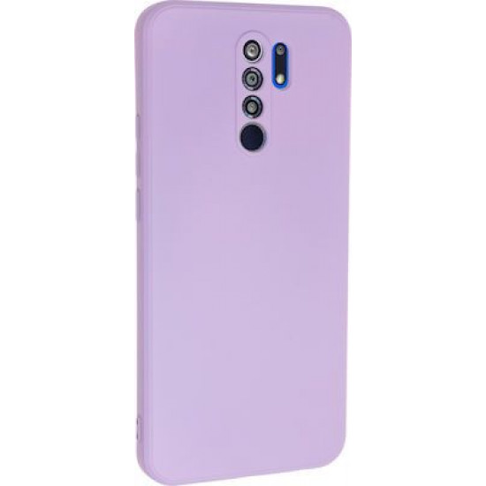 Bodycell Square Liquid Silicon Case Xiaomi Redmi 9/Poco M2 Light Violet