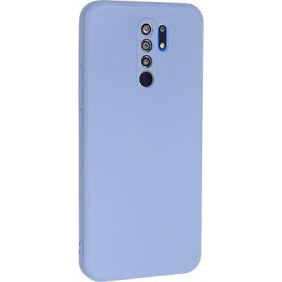 Bodycell Square Liquid Silicon Case Xiaomi Redmi 9/Poco M2 Light Blue