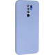 Bodycell Square Liquid Silicon Case Xiaomi Redmi 9/Poco M2 Light Blue