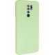Bodycell Square Liquid Silicon Case Xiaomi Redmi 9/Poco M2 Light Green