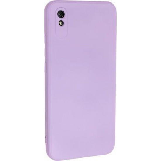 Bodycell Square Liquid Silicon Case Xiaomi Redmi 9A/9AT/9i Light Violet