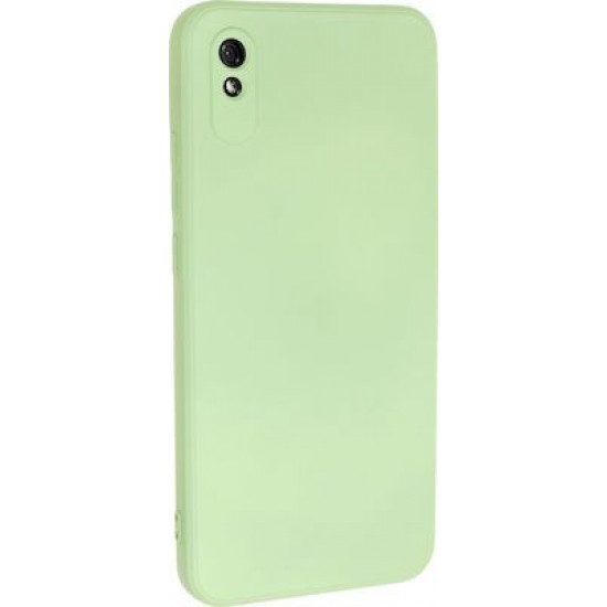 Bodycell Square Liquid Silicon Case Xiaomi Redmi 9A/9AT/9i Light Green