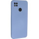 Bodycell Square Liquid Silicon Case Xiaomi Redmi 9C Light Blue