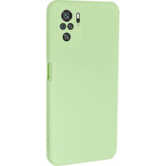 Bodycell Square Liquid Silicon Case Xiaomi Note 10/10s/Poco M5s Light Green