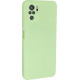 Bodycell Square Liquid Silicon Case Xiaomi Note 10/10s/Poco M5s Light Green