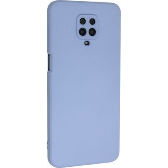 Bodycell Square Liquid Silicon Case Xiaomi Note 9S/9 Pro Light Blue