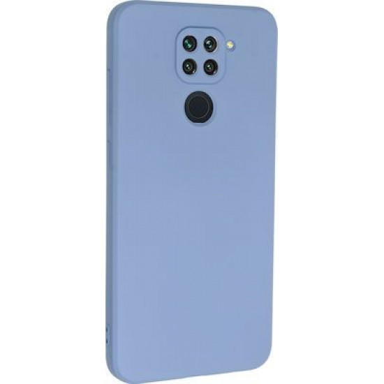 Bodycell Square Liquid Silicon Case Xiaomi Note 9 Light Blue