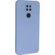Bodycell Square Liquid Silicon Case Xiaomi Note 9 Light Blue