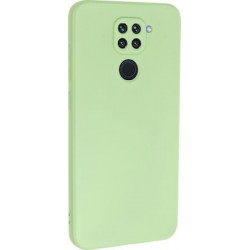 Bodycell Square Liquid Silicon Case Xiaomi Note 9 Light Green