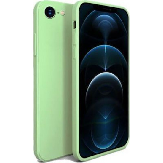 Bodycell Square Liquid Silicon Case iPhone 6/6s Light Green
