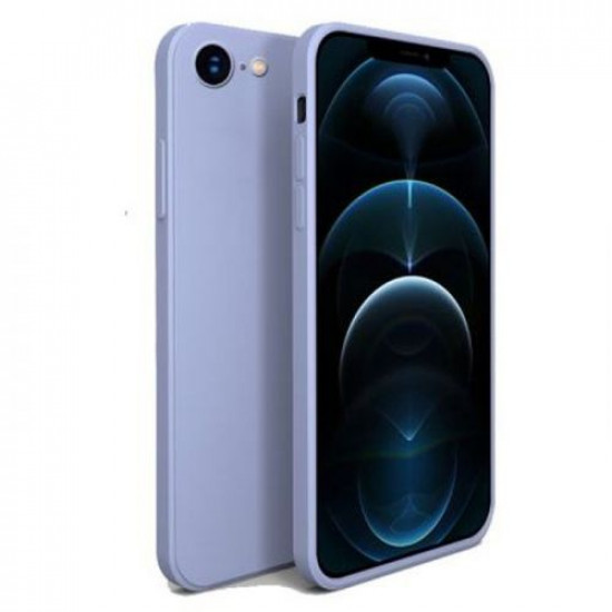 Bodycell Square Liquid Silicon Case iPhone 6/6s Light Blue