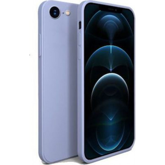 Bodycell Square Liquid Silicon Case iPhone 6/6s Light Blue