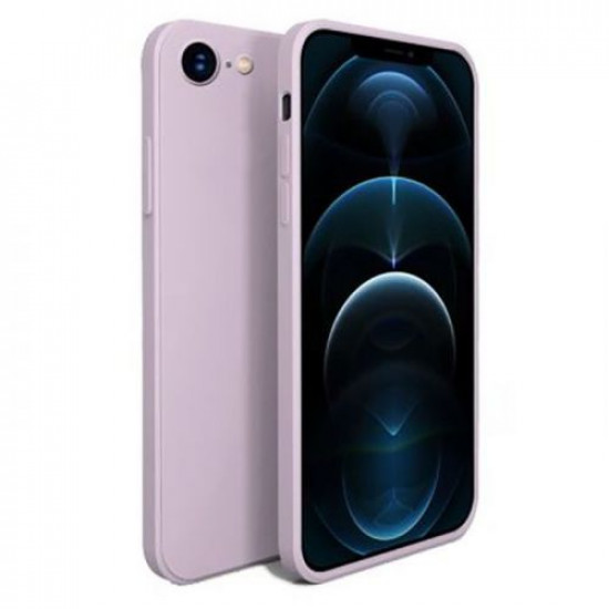Bodycell Square Liquid Silicon Case iPhone 6/6s Plus Light Violet