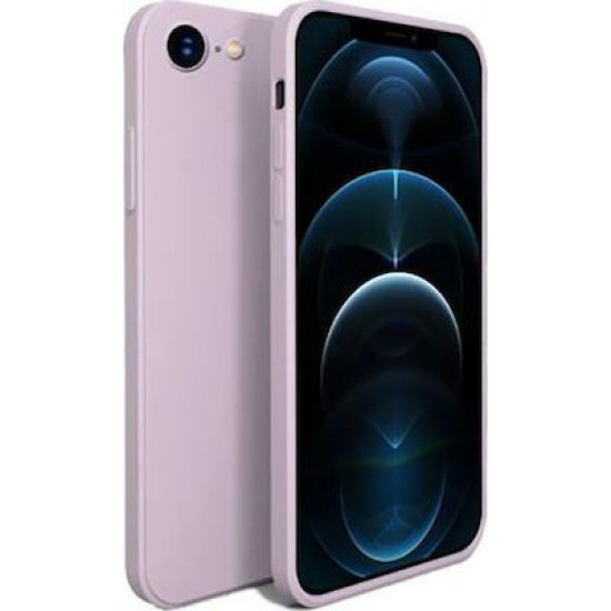 Bodycell Square Liquid Silicon Case iPhone 6/6s Plus Light Violet