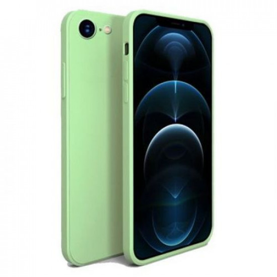 Bodycell Square Liquid Silicon Case iPhone 6/6s Plus Light Green