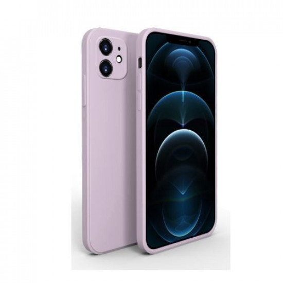 Bodycell Square Liquid Silicon Case iPhone 12 mini Light Violet