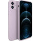 Bodycell Square Liquid Silicon Case iPhone 12 mini Light Violet