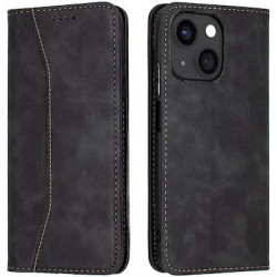 Bodycell Book Case Pu Leather iPhone 13 Mini Black
