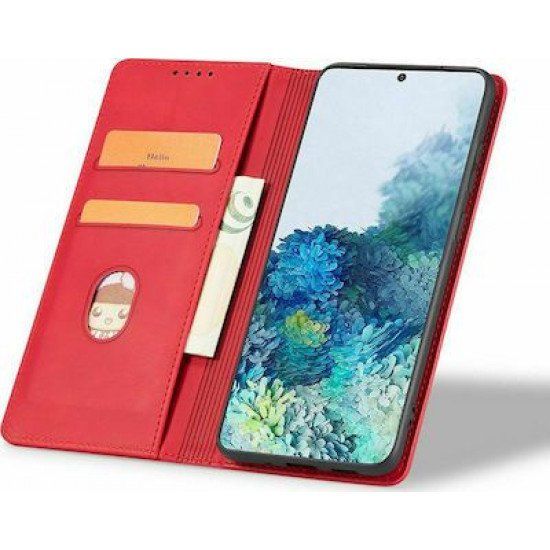 Bodycell Book Case Pu Leather iPhone 13 Mini Red