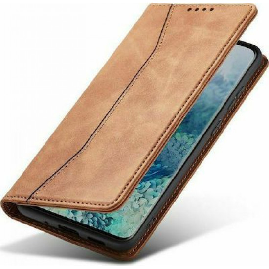 Bodycell Book Case Pu Leather Samsung A22 4G Brown