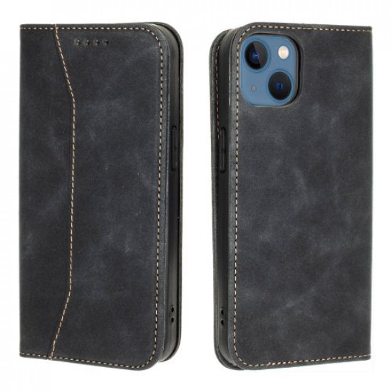 Bodycell Book Case Pu Leather iPhone 13  Black