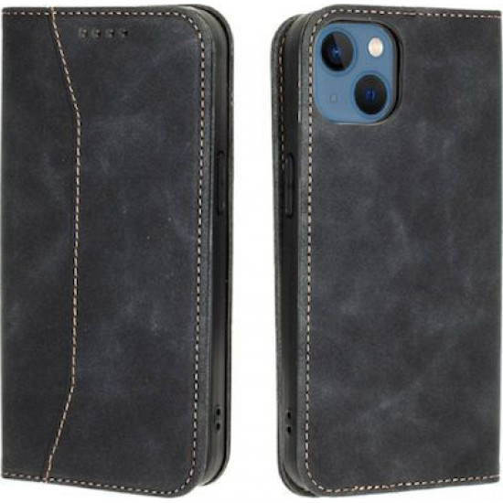 Bodycell Book Case Pu Leather iPhone 13  Black