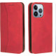 Bodycell Book Case Pu Leather iPhone 13 Pro  Red