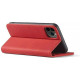 Bodycell Book Case Pu Leather iPhone 13 Pro Max Red