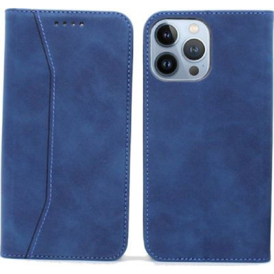 Bodycell Book Case Pu Leather iPhone 13 Pro  Blue