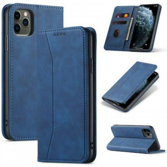 Bodycell Book Case Pu Leather iPhone 13 Pro  Blue