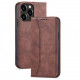 Bodycell Book Case Pu Leather iPhone 13 Pro Max Dark Brown