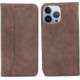 Bodycell Book Case Pu Leather iPhone 13 Pro Max Dark Brown