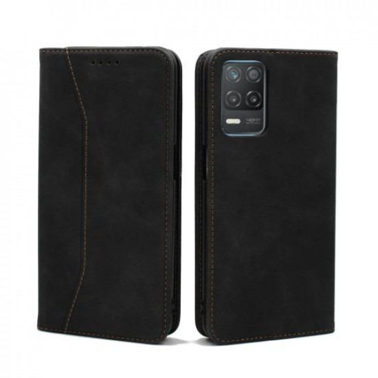Bodycell Book Case Pu Leather Realme 8 5G Black