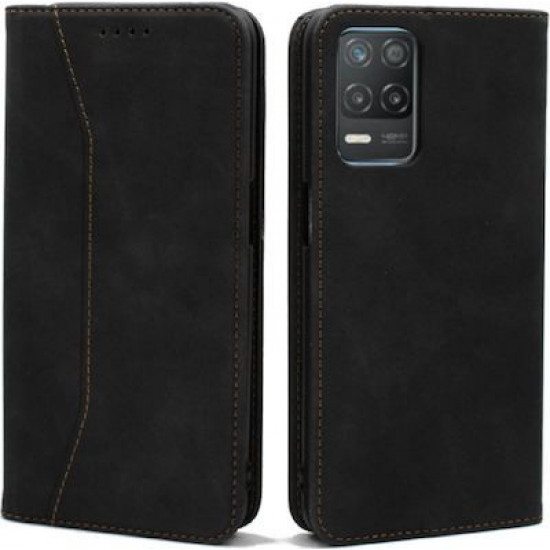 Bodycell Book Case Pu Leather Realme 8 5G Black