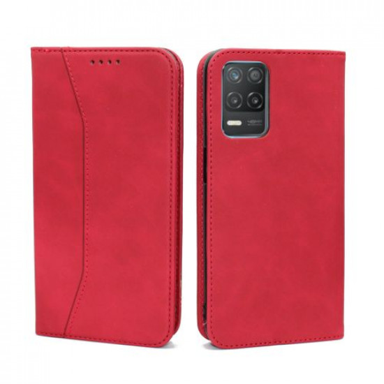 Bodycell Book Case Pu Leather Realme 8 5G Red