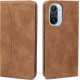Bodycell Book Case Pu Leather Xiaomi Mi 11i Brown