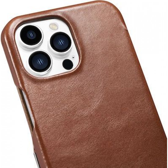 iCarer RIX 1307 iPhone 13 Pro Metal Clip Brown