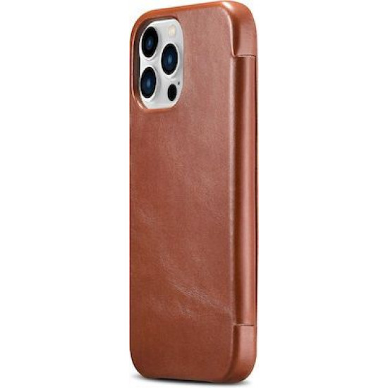 iCarer RIX 1307 iPhone 13 Pro Metal Clip Brown
