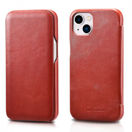 iCarer RIX 1302 iPhone 13 Curved Edge Red