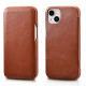iCarer RIX 1302 iPhone 13 Curved Edge Brown
