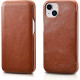 iCarer RIX 1302 iPhone 13 Curved Edge Brown