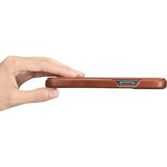 iCarer RIX 1302 iPhone 13 Curved Edge Brown