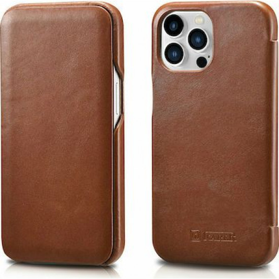 iCarer RIX 1303 iPhone 13 Pro Curved Edge Brown