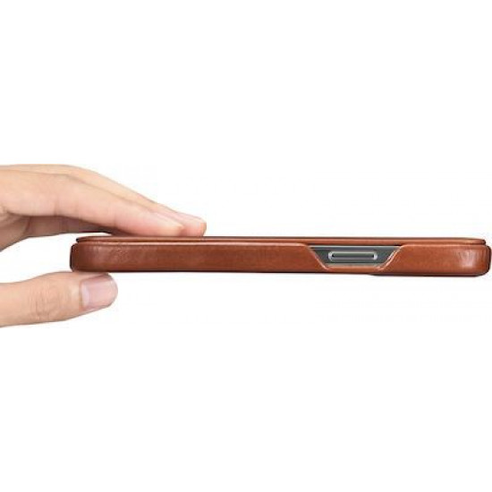 iCarer RIX 1303 iPhone 13 Pro Curved Edge Brown